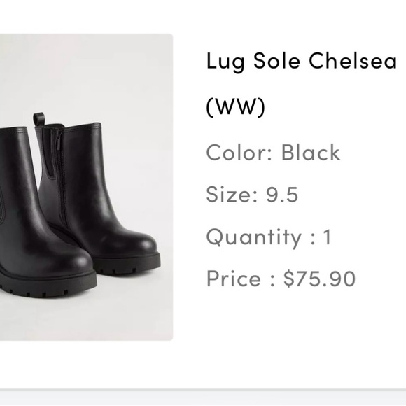 Torrid Lug Sole Chelsea Booties brand new - Picture 6 of 6